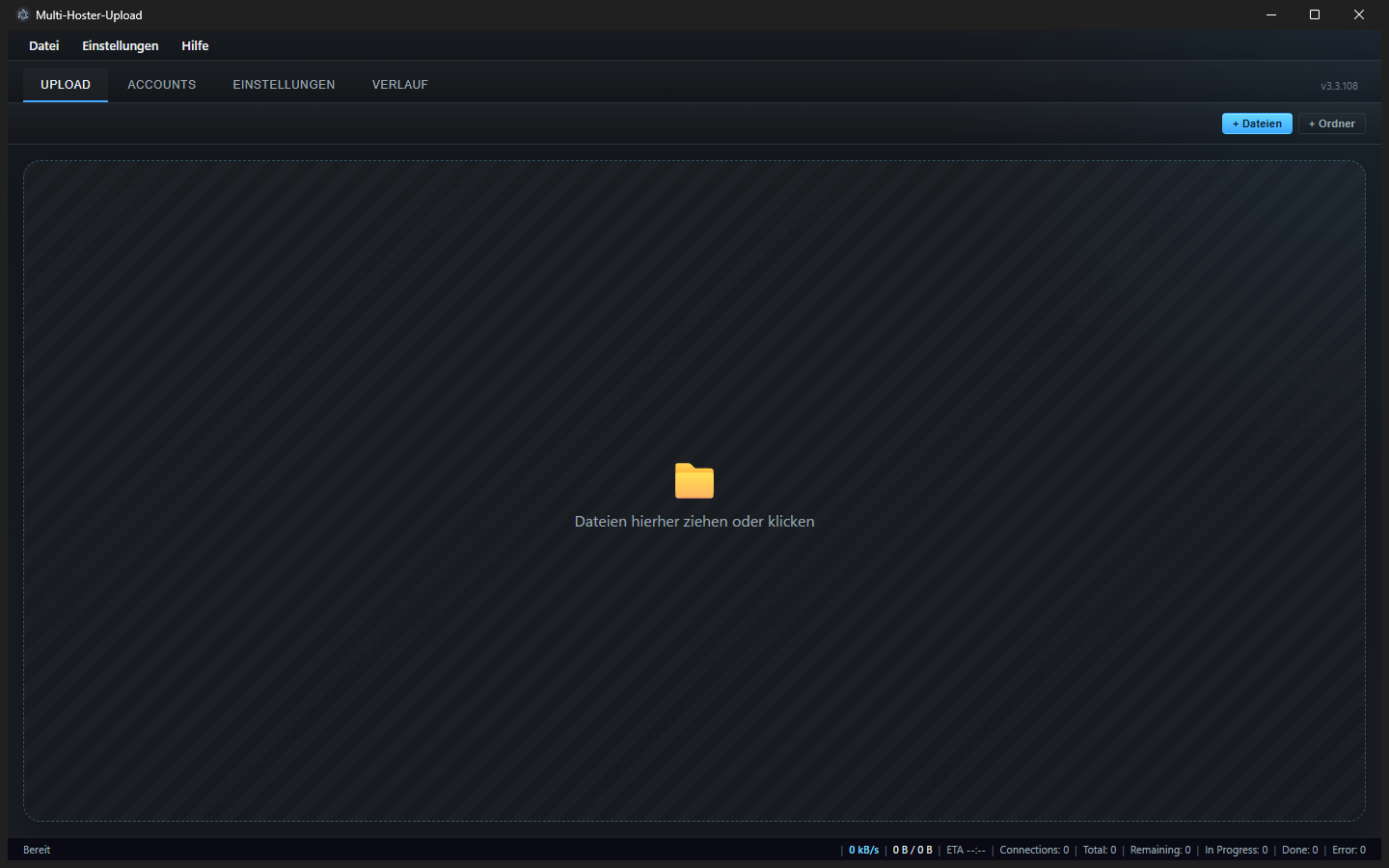 Multi-Hoster-Upload product overview