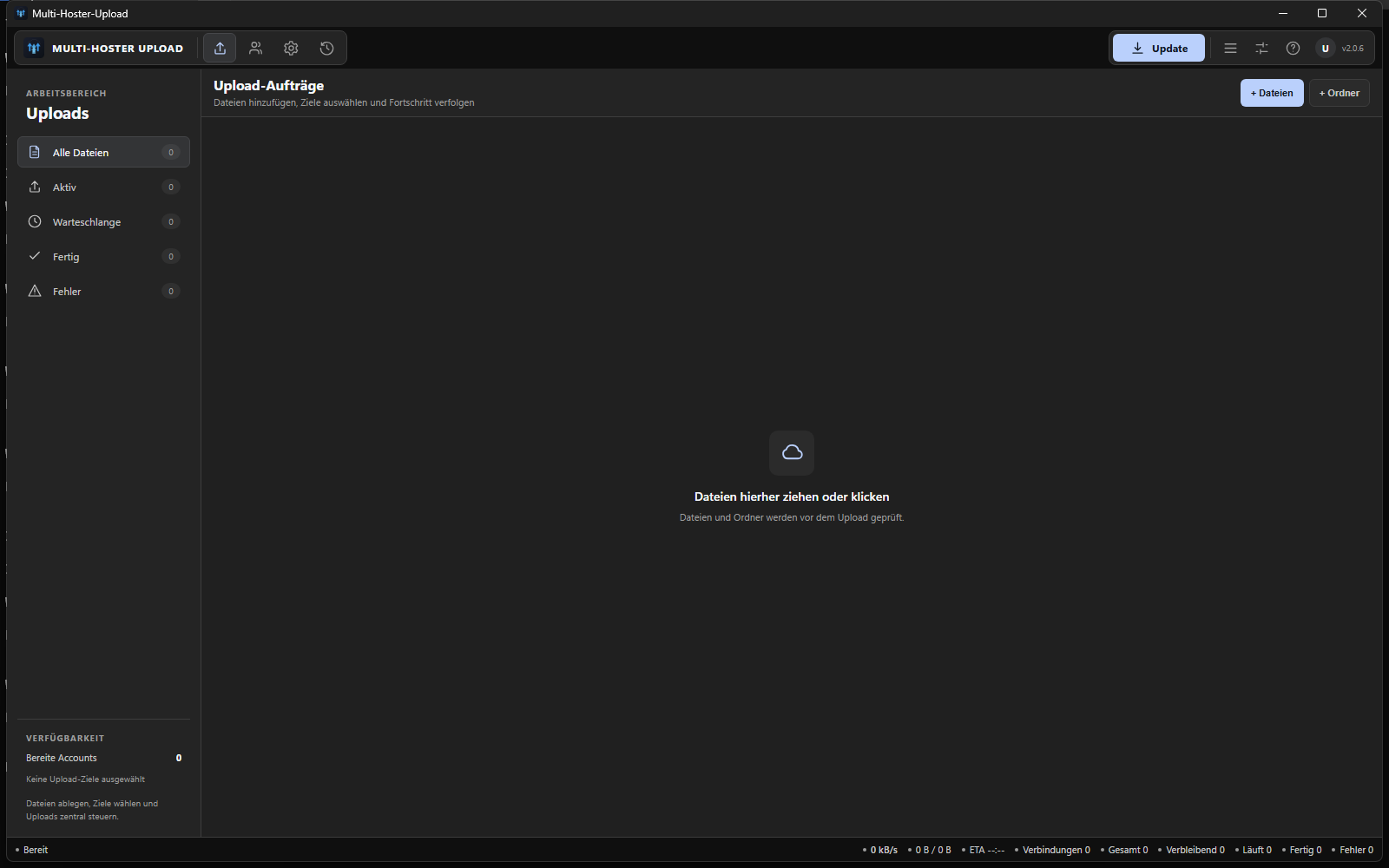 Multi-Hoster-Upload product overview